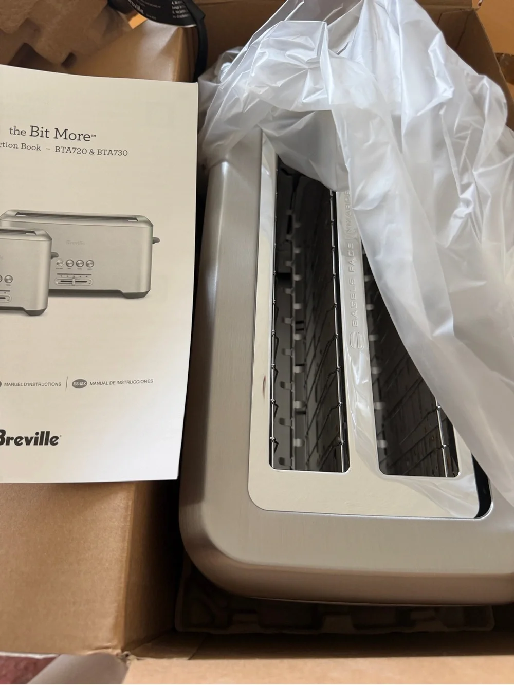 Breville Toaster, stainless steel, brand new